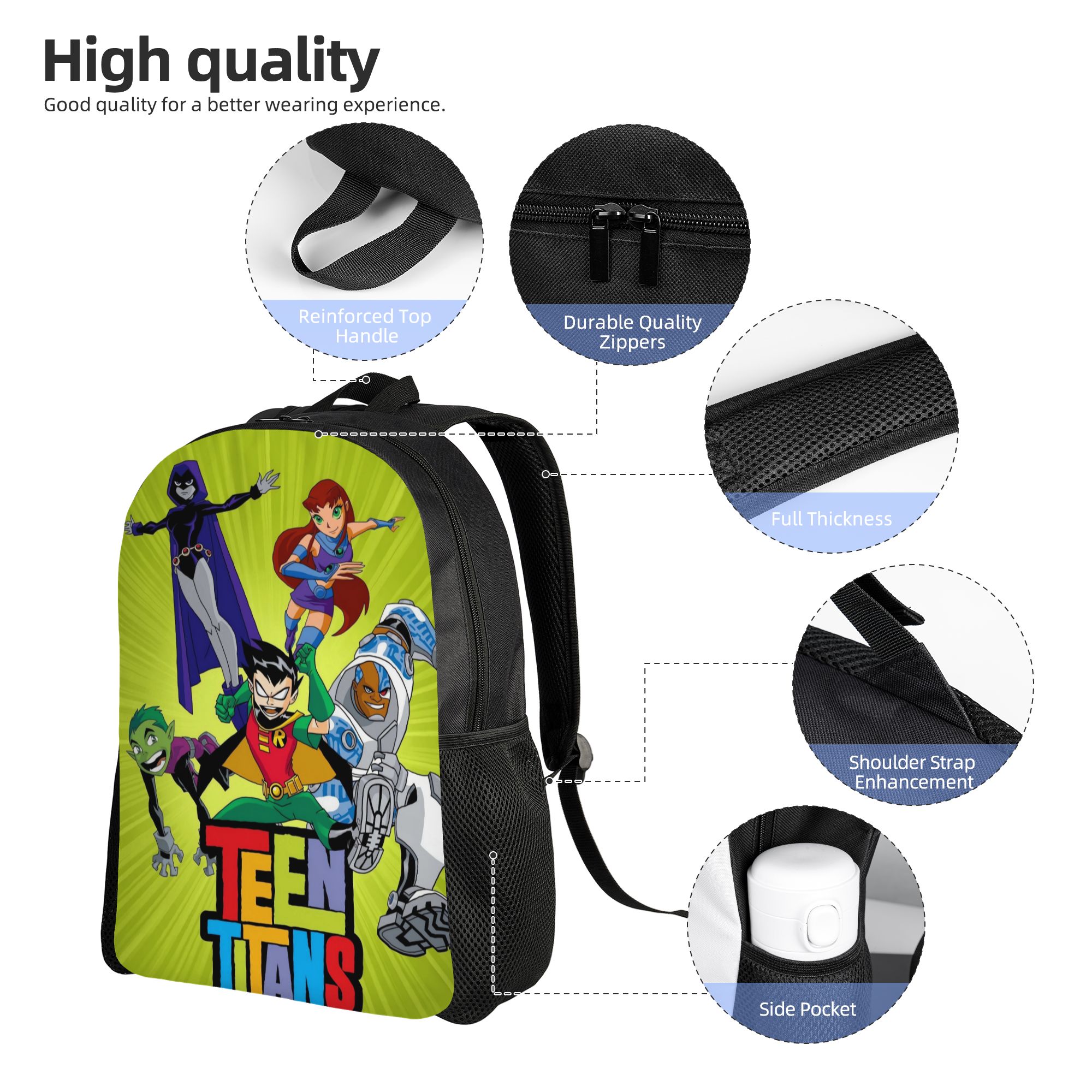 Teen Titans Go Raven's Emoticl - School Backpack Teen review and price
