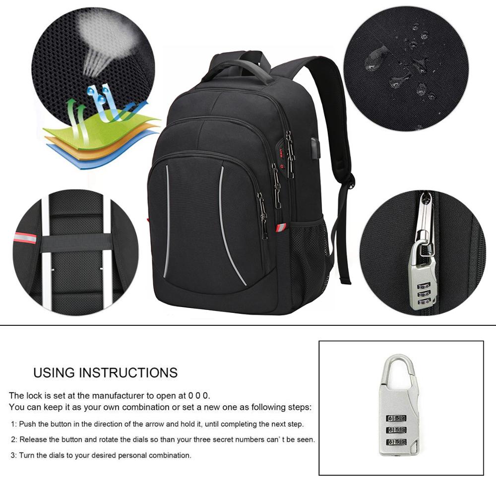 Men Multifuction Travel Laptop - Travel Backpack Anti Theft review and price