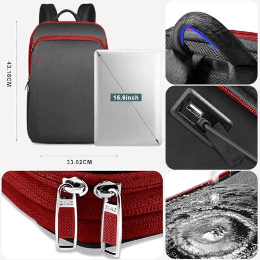 Slim and Expandable 15 15.6 16 - Travel Backpack Anti Theft review and price